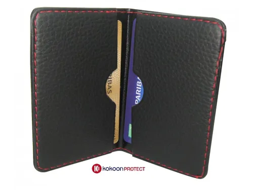 Creditcardhouder RFID Imitatieleer 2 pasjes Assorti