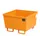 Opvangbak 1x 200l Opvangvol. 229l Oranje 545x 800x 800mm Open