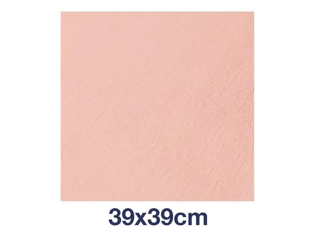 Dinerservet Tork LinStyle 1/4-vouw 1-laags 50st koraalrood