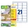 Etiket Avery LR7160-100 63.5x38.1mm recycled wit 2100 stuks
