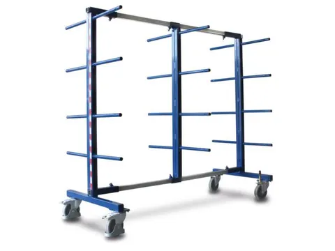 draagarmwagen,draagverm. 400kg,24draagarmen,HxLxB 1800x832x840-3200mm