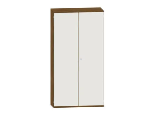 kantoorkast,HxBxD 1920x1000x430mm,decor romp noten,decor front wit