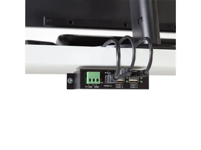 StarTech USB 2.0 Hub 4 Poorten Industrieel Metaal DIN Rail Wandmontage