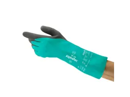 Ansell AlphaTec 58-735 nitril handschoenen, groen, maat 11, 6 paar