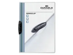 Klemmap Durable 2260 swingclip zwart 3mm A4