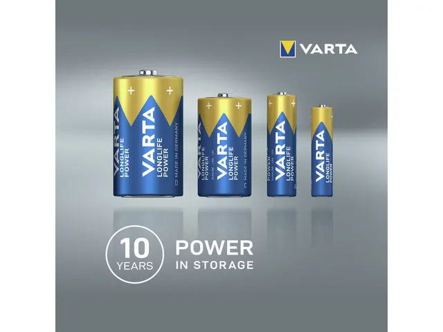 Batterij Varta Longlife Power 2x C