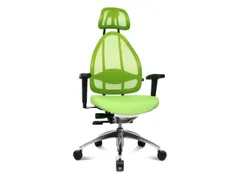 Topstar Bureaustoel Open Base + Art OPEN ART 10 met hoofdsteun Groen