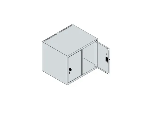 opzetkast,v. locker,2vak.,vak B 300mm,HxBxD 500x600x500mm,vleugeldeur