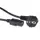 Kabel ACT Netsnoer Schuko CEE 7/7 male (haaks) C13 IEC 60320 Zwart 2 m