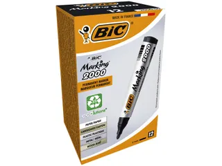 Viltstift Bic 2000 ecolutions rond large zwart - 3