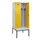 locker met bank,voor scheiding van kleding,HxBxD 2120x800x815mm,2vak