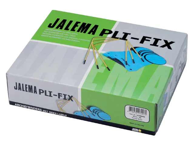 Archiefbinder JalemaClip Pli-fix geel