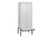 locker voor scheiding van kleding,HxBxD 2120x800x815mm,2vak