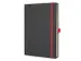 Carnet Conceptum A4 gris-rouge dots 194pag 80gr HC