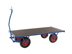 handtrekwagen,draagverm. 1500kg,laadvl. LxB 2000x1000mm,Multiplexplaat