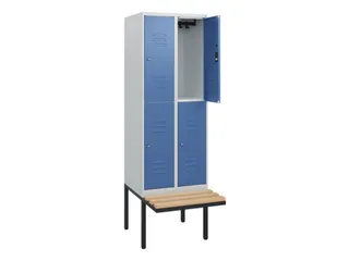 Dubbeldekse dekenkist,HxBxD 1950x600x815mm,2x2vak.,vak B 300mm - 2