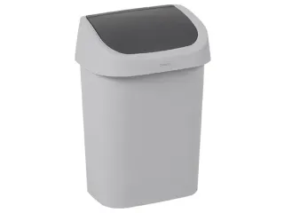 Curver vuilnisbak Mistral Swing recycled PVC 10 Liter Antraciet - 1