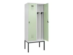 locker voor scheiding van kleding,HxBxD 2120x800x500mm,2vak