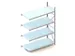 Rayonnage Grande Largeur Suivant Hxlxp 2500X1851X800Mm 4Niveaux Acier