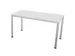 vergadertafel HxBxD 74x140x70cm rechthoekig Bl-wit 4voeten Alu