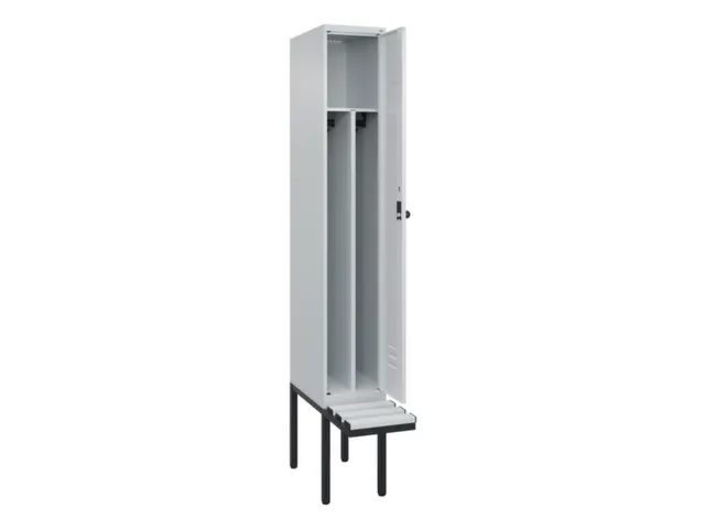 locker voor scheiding van kleding,HxBxD 2120x300x815mm,1vak