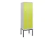 dubbeldekse locker,HxBxD 2120x600x500mm,2x2vak.,vak B 300mm