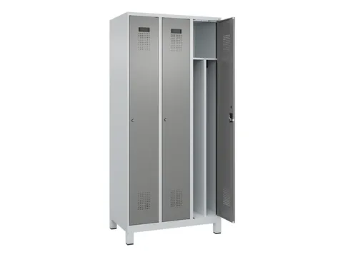 locker voor scheiding van kleding,HxBxD 1950x900x500mm,3vak