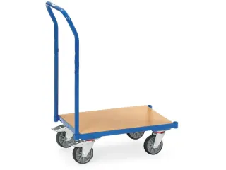 Eurobakken Rolplateau 135820 250kg 600x400mm Hout Duwbeugel Ral5007 - 1