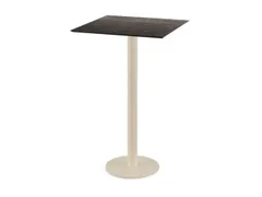 statafel,HxBxD 1090x700x700mm,rechthoekig,schotelvoet zandkleuren