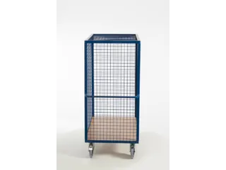 kastwagen,draagverm. 600kg,laadvl. LxB 980x700mm,houtplaat,3gaaswanden - 10