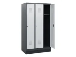 schoollocker,HxBxD 1630x900x500mm,3vak,vak B 300mm,cil.-slot,sokkel