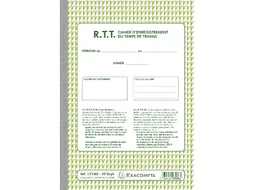Rtt Enreg.du Temps D E Travail 50D A.