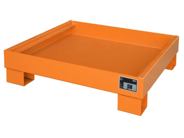 Opvangbak Staalplaat Hxbxd 220X900X800Mm Opvangvol. 68L Open Ral2000