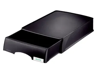 Brievenbak Leitz 5210 Plus zwart met lade A4 - 1