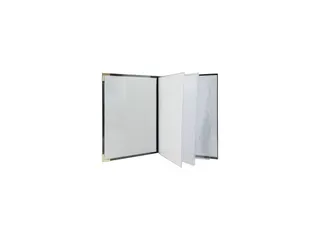 Wijnkaart Securit 4 tas zwart A4 lederlook - 5