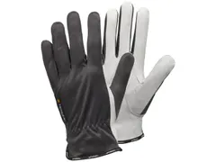 Tegera 114 nylon precisiehandschoenen grijs/wit maat 7 doos à 12 paar