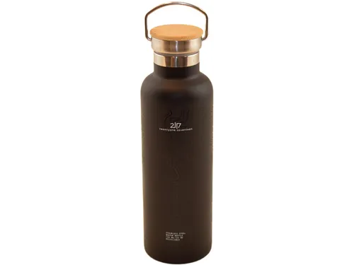 2117 Veldfles Roestvrij Staal 750 ML Zwart Koud Warm