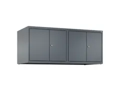 opzetkast,v. locker,4vak.,vak B 300mm,HxBxD 500x1200x500mm,vleugeldeur