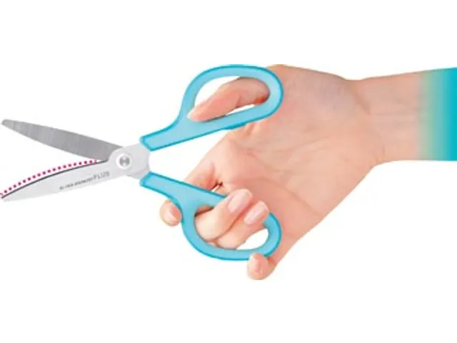 FitCut Curve SMART schaar 17,5 cm blauw op blister