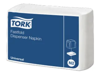 Tork 10933 Dispenserservet 25x30cm 1-laags Fastfold Wit 36x300 - 1