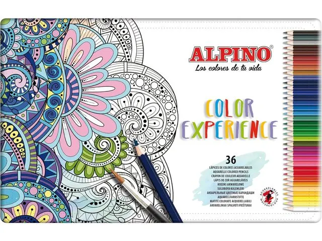 #Aquarelpotlood Alpino Color Experience set a 36st.