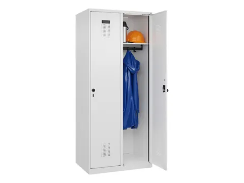 locker,HxBxD 1850x800x500mm,2vak,vak B 400mm,draaigrendel