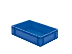 Euronorm-stapelbak 26l 145x600x400mm Wanden/bodem Gesloten Blauw