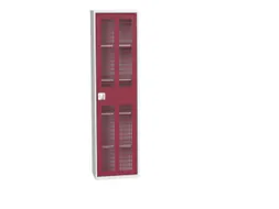 universele kast,HxBxD 2000x525x350mm,4xStalen bodem,draaigrendelslot