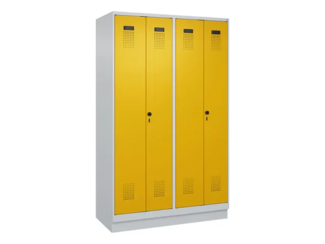 locker voor scheiding van kleding,HxBxD 1950x1200x500mm,4vak