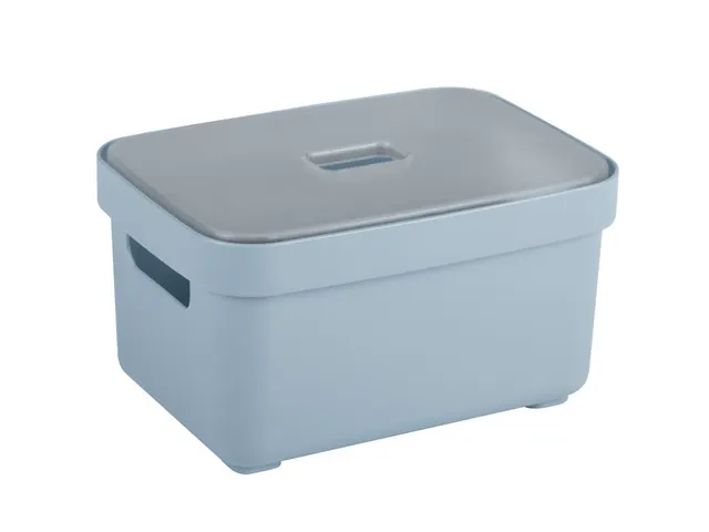 Boîte de rangement Sigma Home 17,7x12,8x9,3cm bleu 2,5L