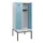 locker met bank,HxBxD 1950x800x815mm,2vak,vak B 400mm,cilinderslot