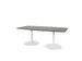Linesto Vergadertafel Vaste Hoogte 200x100 Ton Logan 25mm Wit