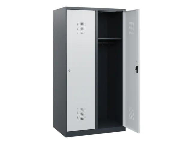 schoollocker,HxBxD 1530x800x500mm,2vak,vak B 400mm,cil.-slot