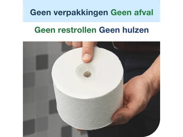 Tork OptiServe 472650 extra zacht Hulsloos toiletpapier 3-Laags 18 Rol